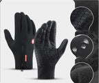 Waterproof Winter Gloves - Touchscreen Fleece - Lined Motorcycle & Sports Gloves - product type - NovaVisio