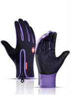 Waterproof Winter Gloves - Touchscreen Fleece - Lined Motorcycle & Sports Gloves - product type - NovaVisio