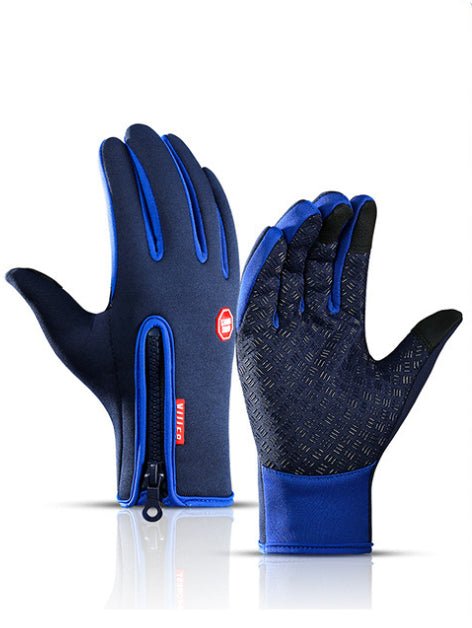 Waterproof Winter Gloves - Touchscreen Fleece - Lined Motorcycle & Sports Gloves - product type - NovaVisio