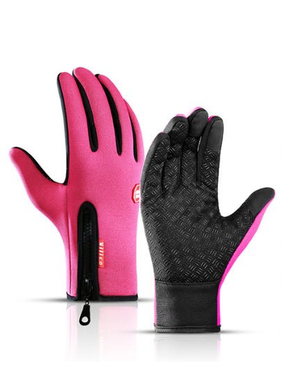 Waterproof Winter Gloves - Touchscreen Fleece - Lined Motorcycle & Sports Gloves - product type - NovaVisio