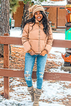 Winter Wish Puffer Jacket Brown - product type - NovaVisio