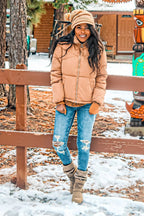 Winter Wish Puffer Jacket Brown - product type - NovaVisio