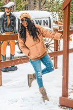 Winter Wish Puffer Jacket Brown - product type - NovaVisio