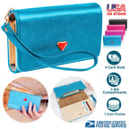 Women Wristlet Wallet PU Leather Lady Purse Credit Card Holder - product type - NovaVisio
