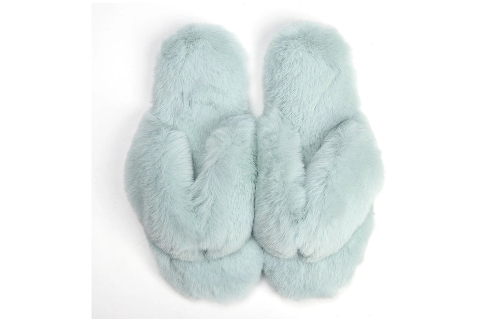 Women's Indoor Cute Plush With Contrast Trimming House Slipper - product type - NovaVisio