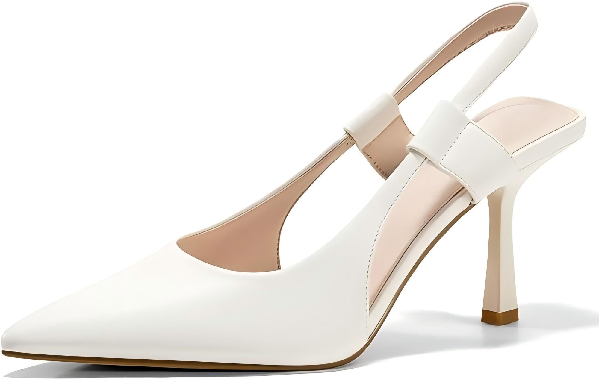 Women's Slingback Kitten Heels - Pointed Toe Dress Pumps for Party & Office - product type - NovaVisio