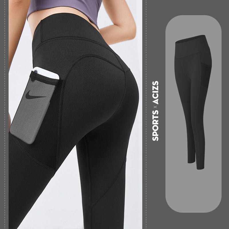 Yoga Pants Women With Pocket Leggings Sport Girl Gym Leggings Women Tummy Control Jogging Tights Female Fitness Pants - product type - NovaVisio