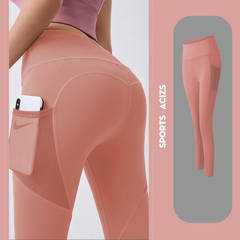 Yoga Pants Women With Pocket Leggings Sport Girl Gym Leggings Women Tummy Control Jogging Tights Female Fitness Pants - product type - NovaVisio