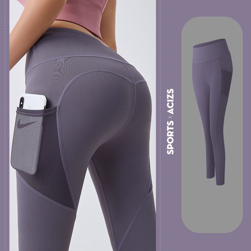 Yoga Pants Women With Pocket Leggings Sport Girl Gym Leggings Women Tummy Control Jogging Tights Female Fitness Pants - product type - NovaVisio