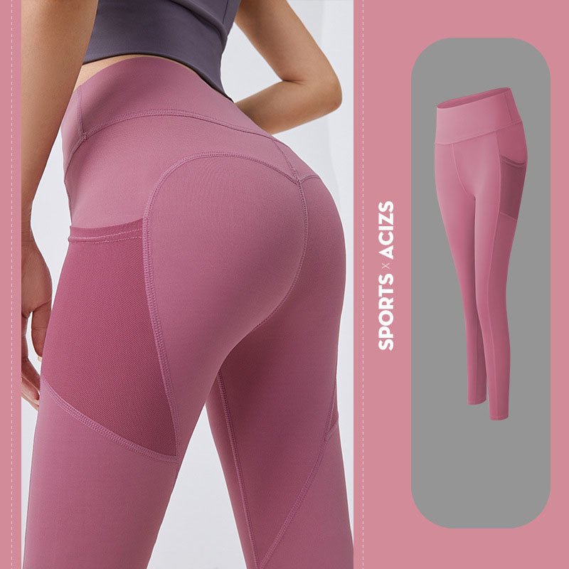 Yoga Pants Women With Pocket Leggings Sport Girl Gym Leggings Women Tummy Control Jogging Tights Female Fitness Pants - product type - NovaVisio