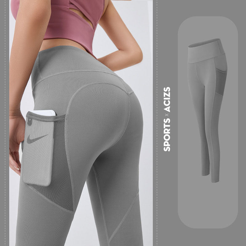 Yoga Pants Women With Pocket Leggings Sport Girl Gym Leggings Women Tummy Control Jogging Tights Female Fitness Pants - product type - NovaVisio