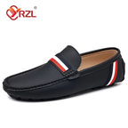 YRZL Loafers Men Shoes Slip on Moccasins Mens Breathable Black Brown Casual Shoes Luxury Brand Loafers Driving Shoes for Men - product type - NovaVisio