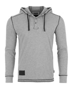 ZIMEGO Men's Thermal Long Sleeve Lightweight Fashion Hooded Henley - product type - NovaVisio